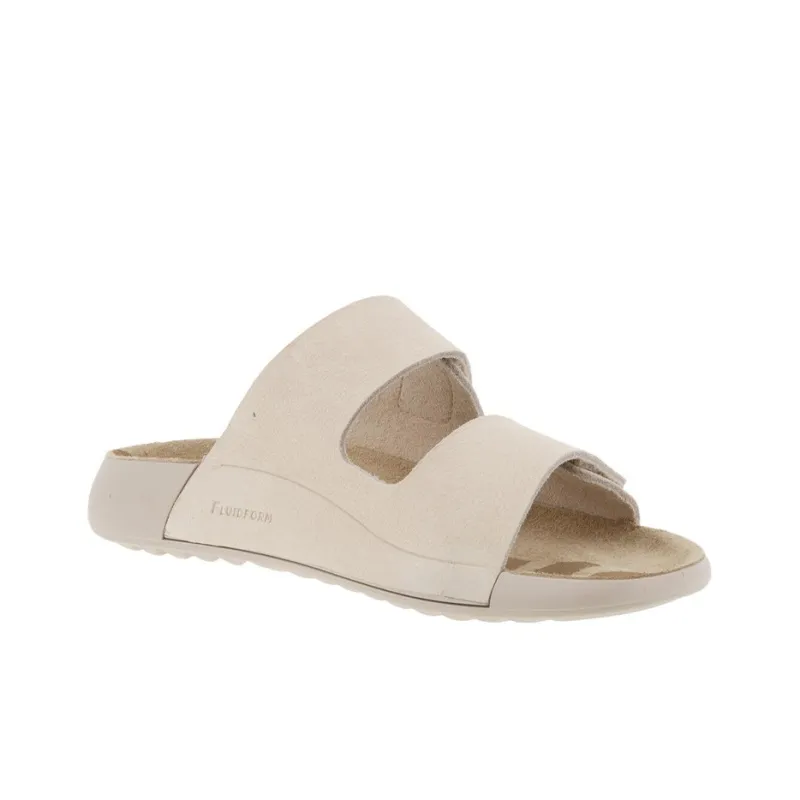 Ecco Slide Slippers Women's Beige-2