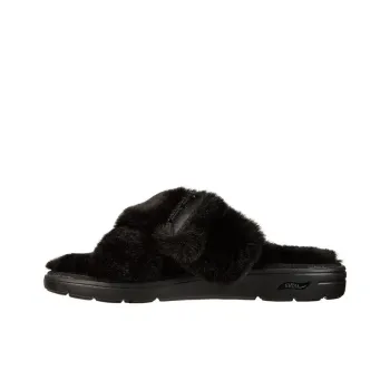 Skechers ARCH FIT LOUNGE Rubber Sole Slip Resistant Abrasion Resistant Slide Slippers Women's Black