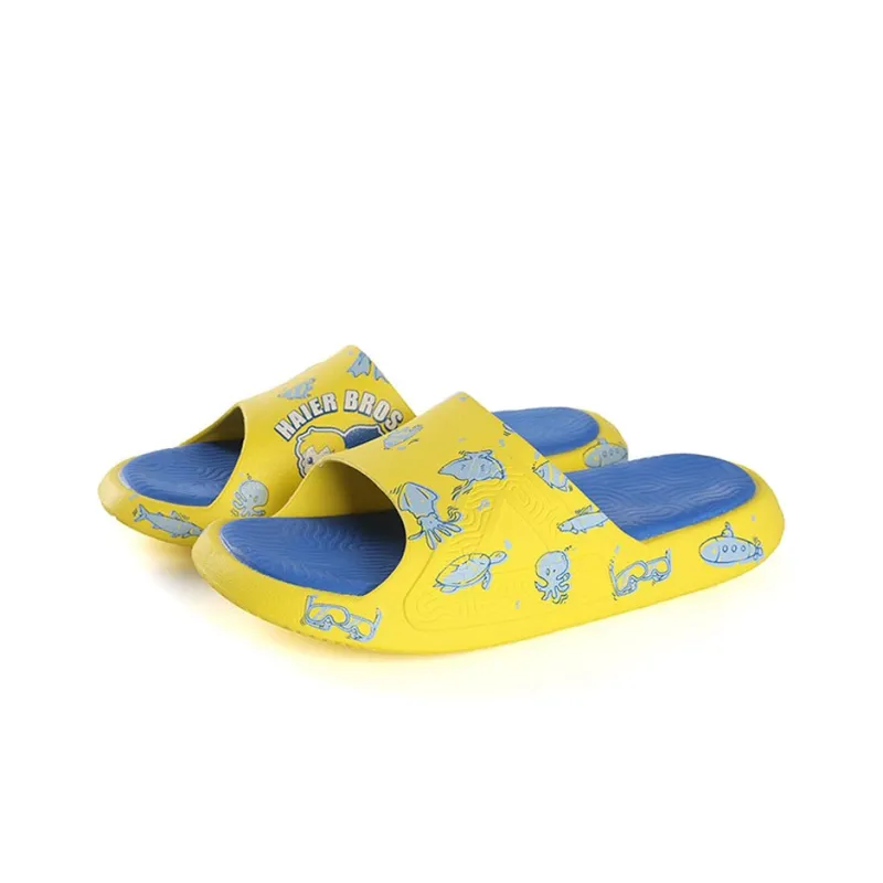 PEAK Slide Slippers Men Yellow-1