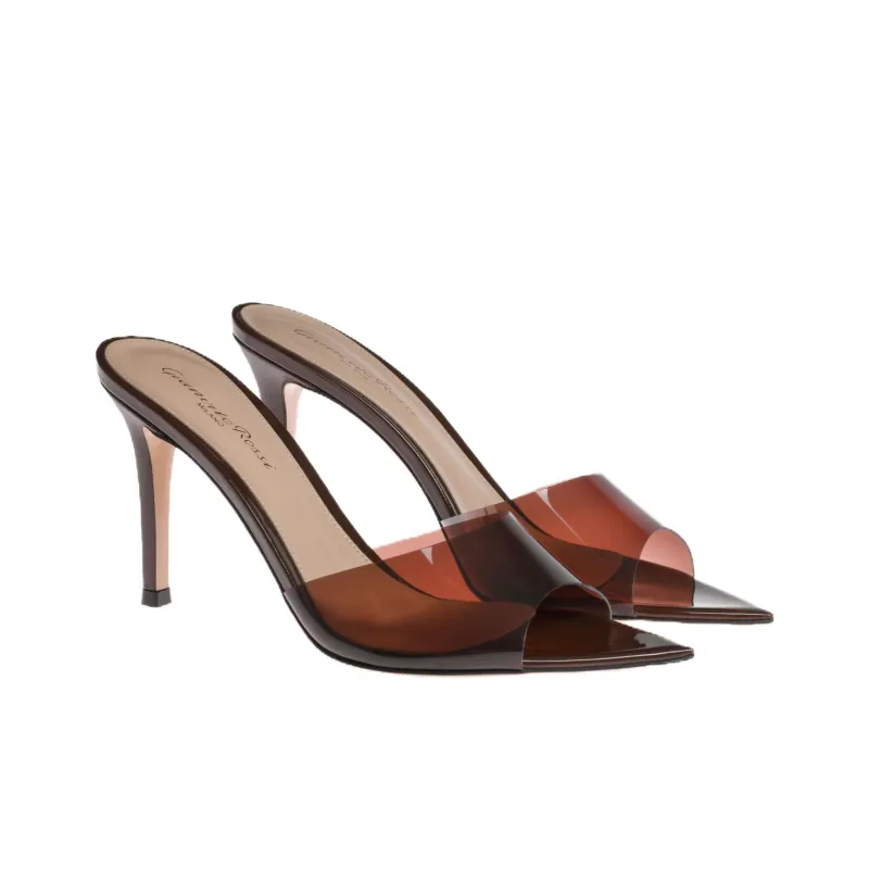 GIANVITO ROSSI Elle 85mm Point-toe Mules-2