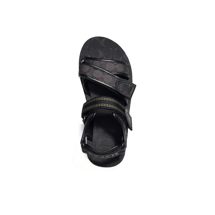 COACH Beach Sandals Men's Black-2