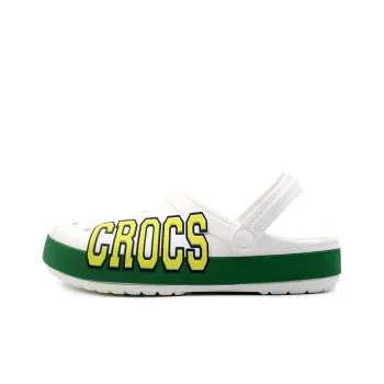 Crocs Sports Slippers Unisex White Yellow Green