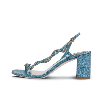 RENE CAOVILLA Strap Sandals Women's Blue