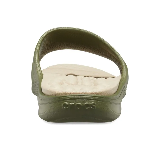 Crocs Reviva Slides 'Olive Green'-5