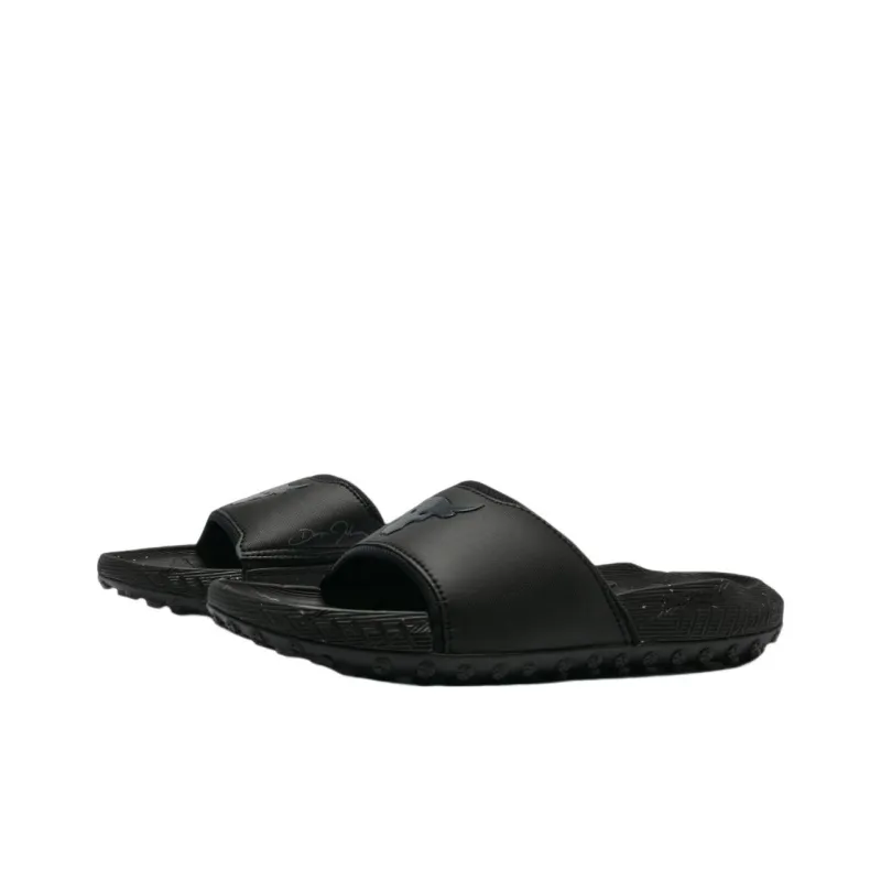 Under Armour Project Rock 3 Slide 'Black Pitch Grey'-2