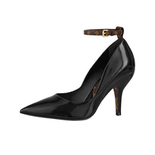 LOUIS VUITTON Attitude High Heels Women's Black