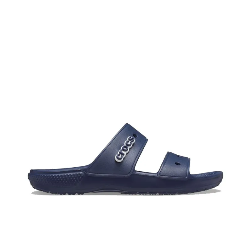 Crocs Classic Double Band Slide Sandals Navy-1
