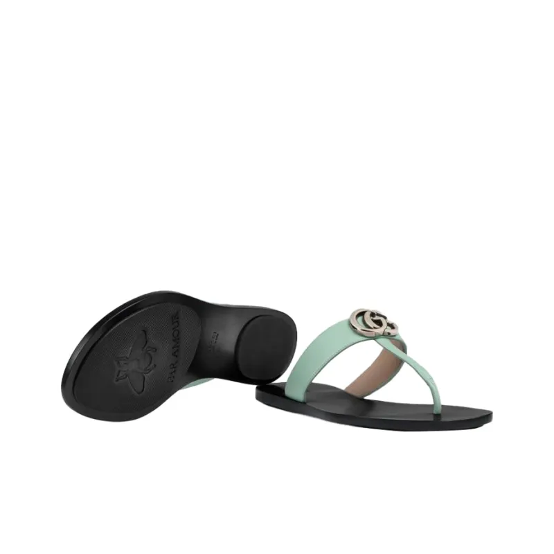 GUCCI GG Stylish Sandals Women's Green-4