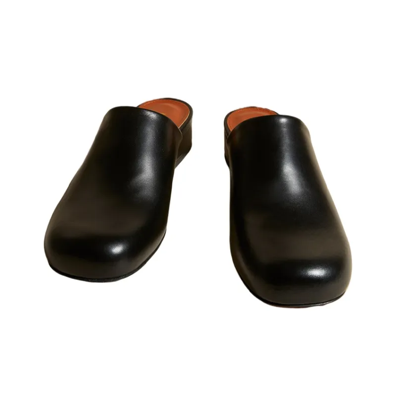 Manu Atelier Beste Slippers Wrap-toe Slippers Women's Black-2
