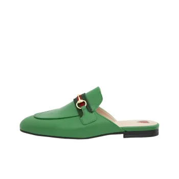 GUCCI Princetown Stylish Sandals Women's Green