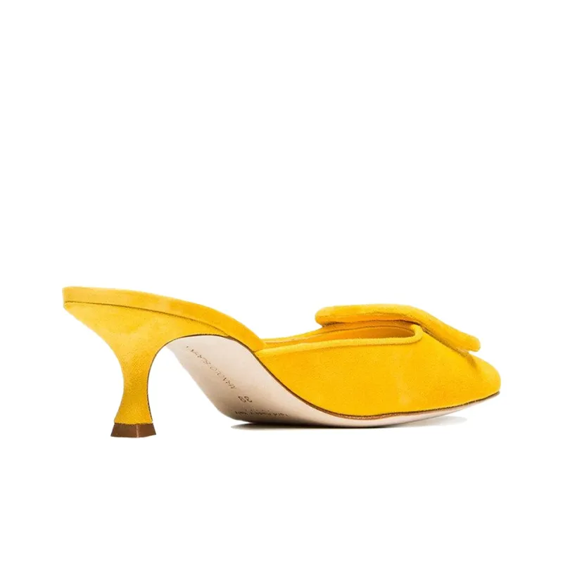 MANOLO BLAHNIK High Heels Women's Yellow-3