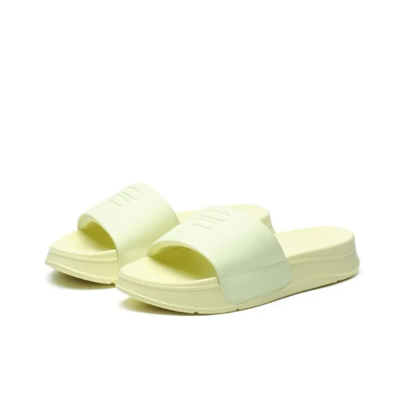 FILA FUSION Slide Slippers Women's Yellow Cream-2