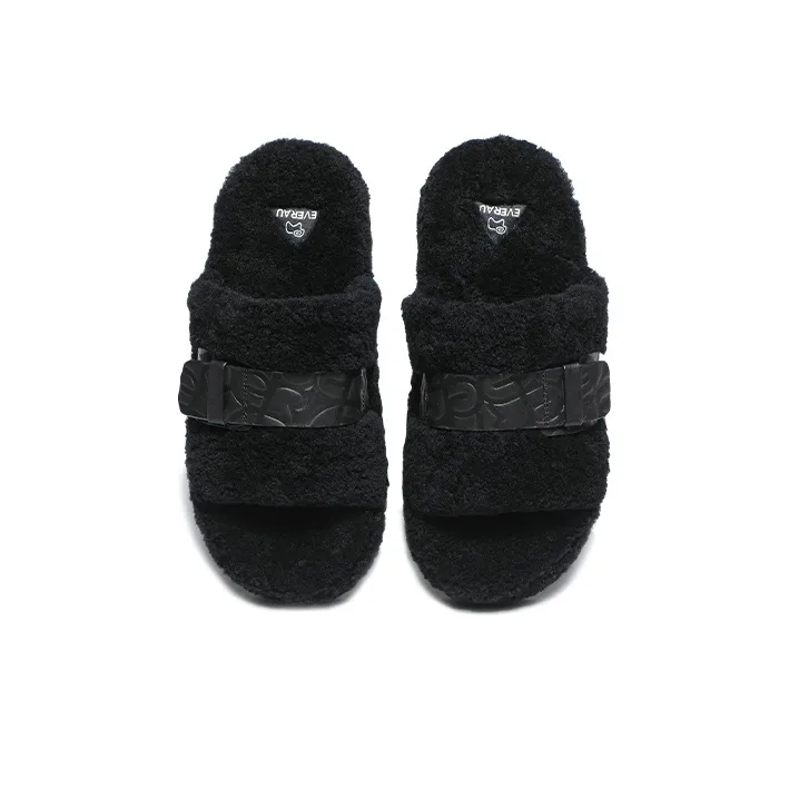 EVERAU Slide Slippers Women's Black-2