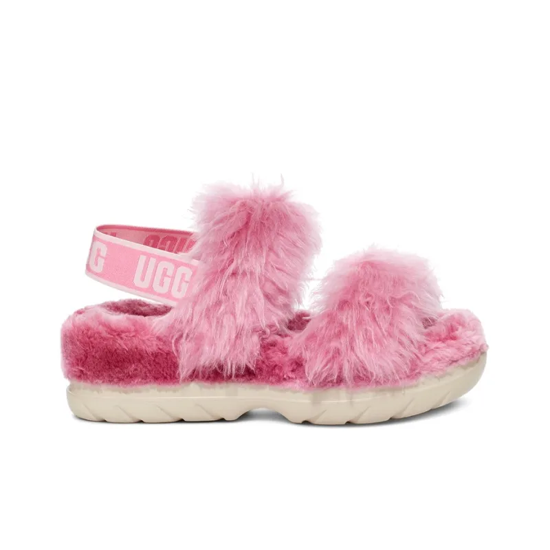 UGG Fluff Sugar Sandal Stylish Sandals Women's Pink-1