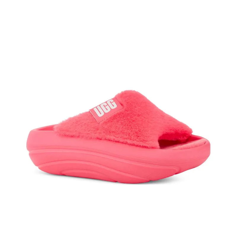 UGG FoamO UGGplush Slide Super Coral Women's-2