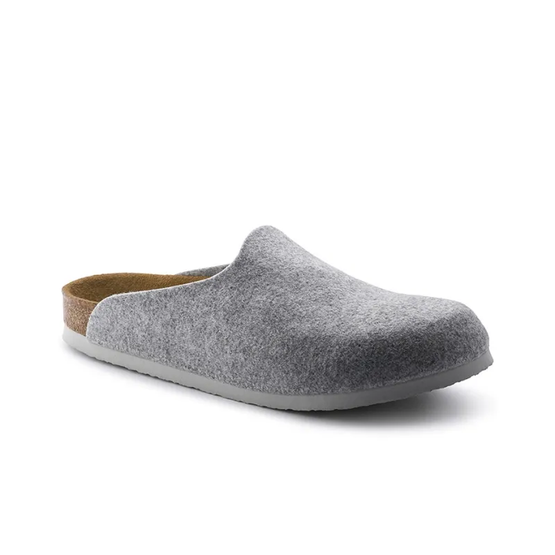 Birkenstock Amsterdam Version Light Grey Slippers Women's-2