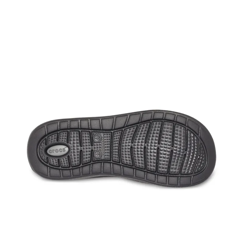 Crocs LiteRide Minimalistic Beach Flip Flops Dark Grey-6