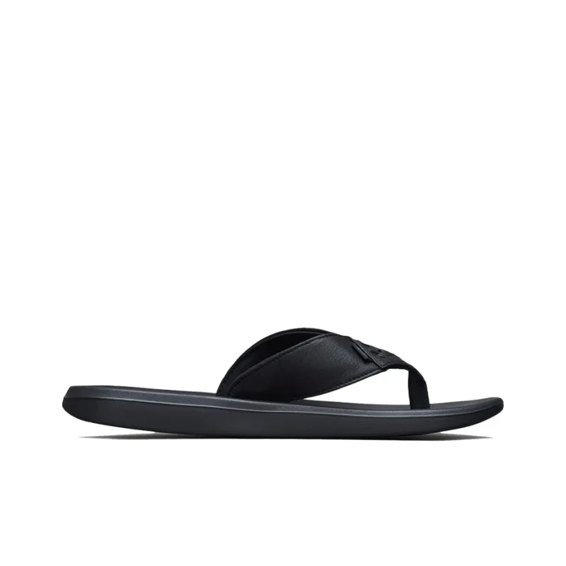 Nike Kepa Kai 2 Leather Pure Black Slippers-1
