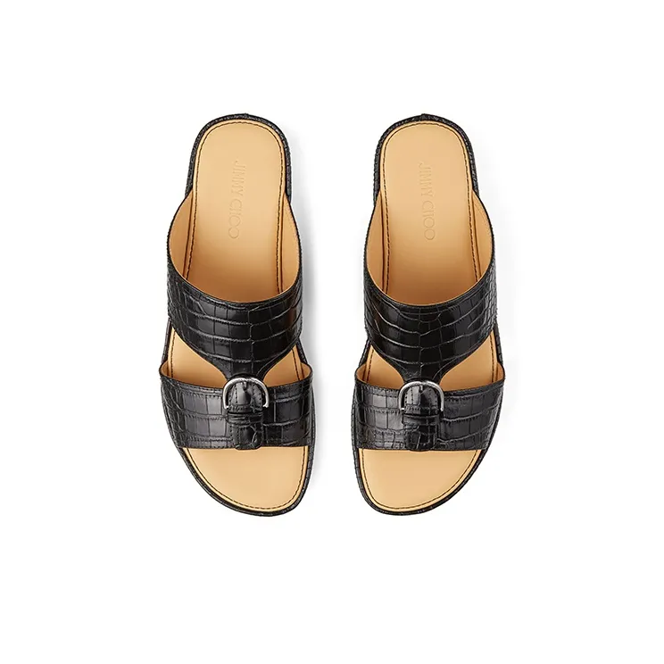 Jimmy Choo Slide Slippers Men's Black-2