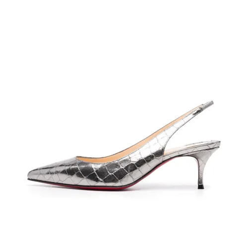 Christian Louboutin High Heels Women's Silver