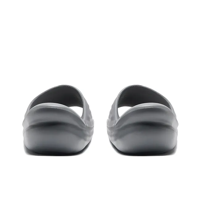 UZIS Quiet Abrasion Resistant Slide Slippers Unisex Lava Gray-5
