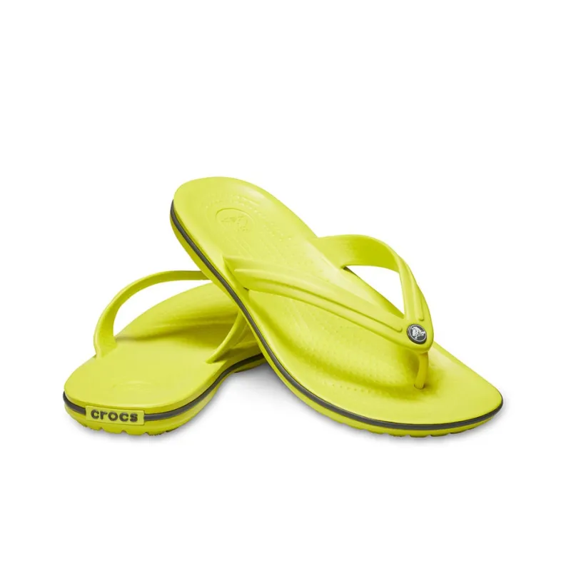 Crocs Crocband Flip Flops 'Lemon'-3