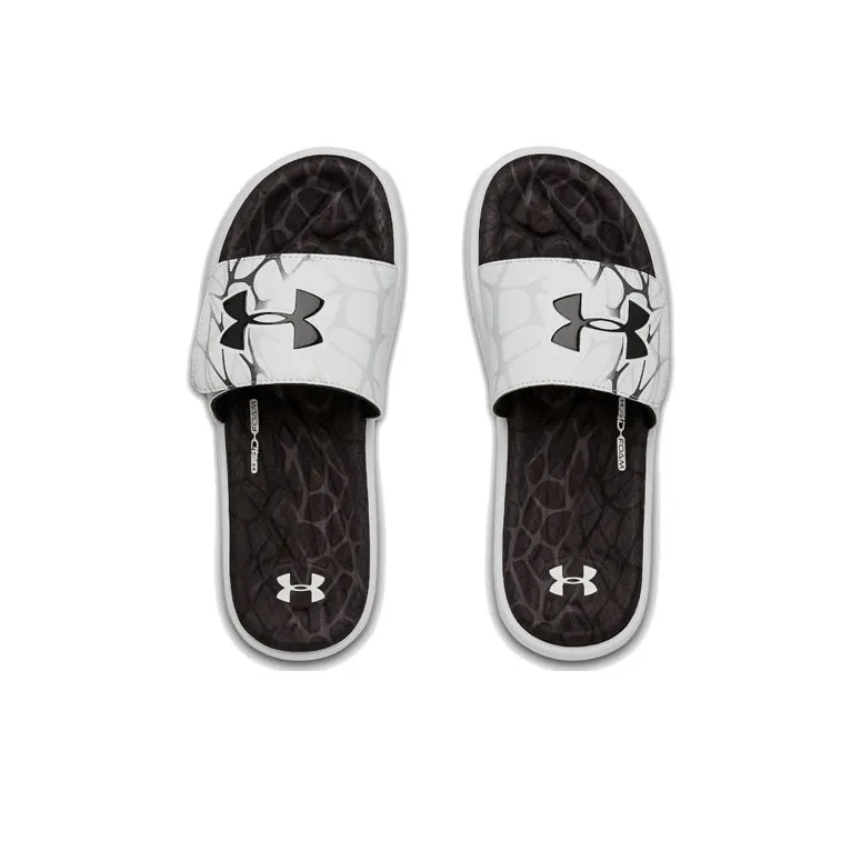 Under Armour Mercenary Xi Slippers Black/White-3