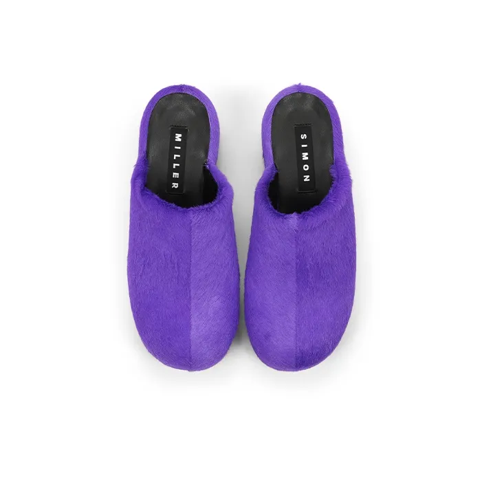 SIMON MILLER Wrap toe Slippers Women's Grape Purple-2