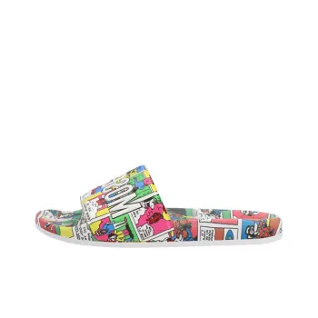 MOSCHINO Slide Slippers Women's Red White Green Blue