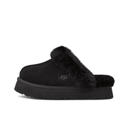 UGG Disquette Shearling Platform Slippers