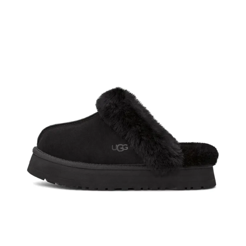 UGG Disquette Slipper Black Women's-0