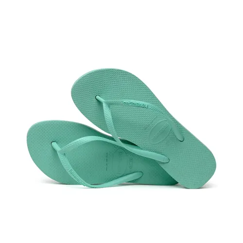 Havaianas Slide Slippers Women's Green Tea Brown