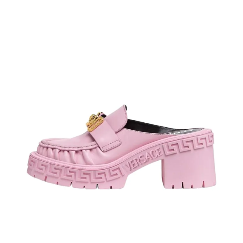 VERSACE MEDUSA BIGGIE Series Stylish Sandals Women's Pink-0