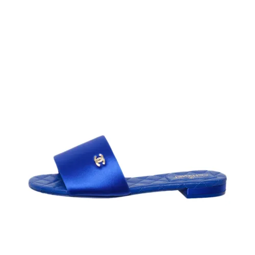 CHANEL Stylish Sandal Women's Blue
