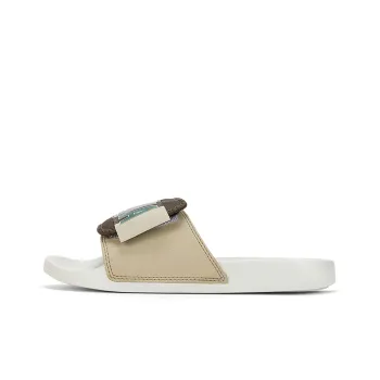Kappa EVA Quiet Slip Resistant Slide Slippers Unisex White Umber