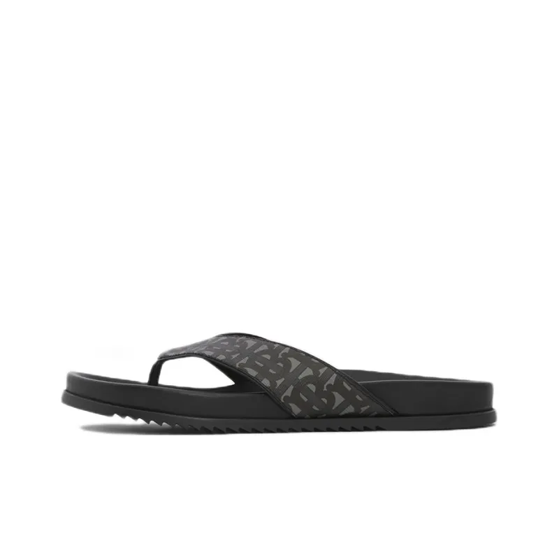 Burberry EVA Slip-Resistant Stylish Sandals Men's Black-0