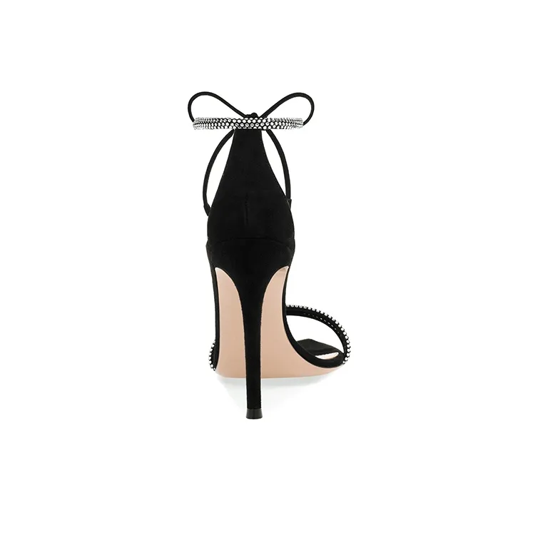 GIANVITO ROSSI Crystal Strap 115mm Sandals-4