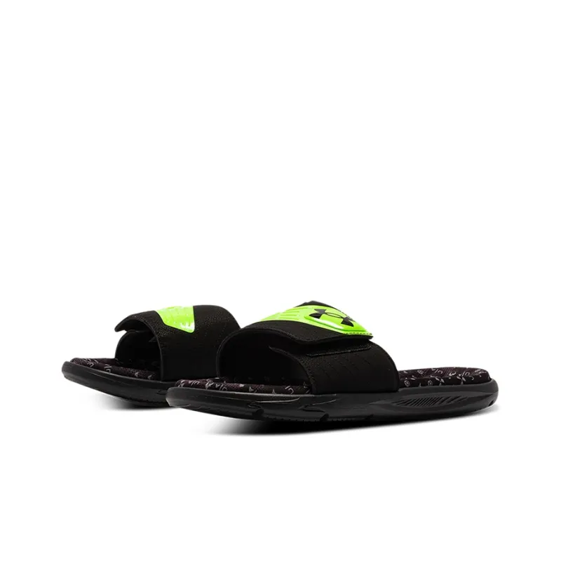 Under Armour Mercenary Xii Slipper Black/Green-2