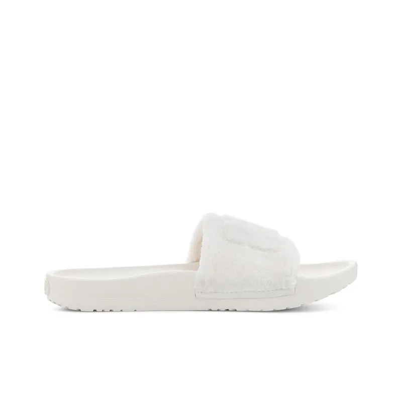 UGG Rubber Sole Abrasion Resistant Slide Slippers Women's White-1