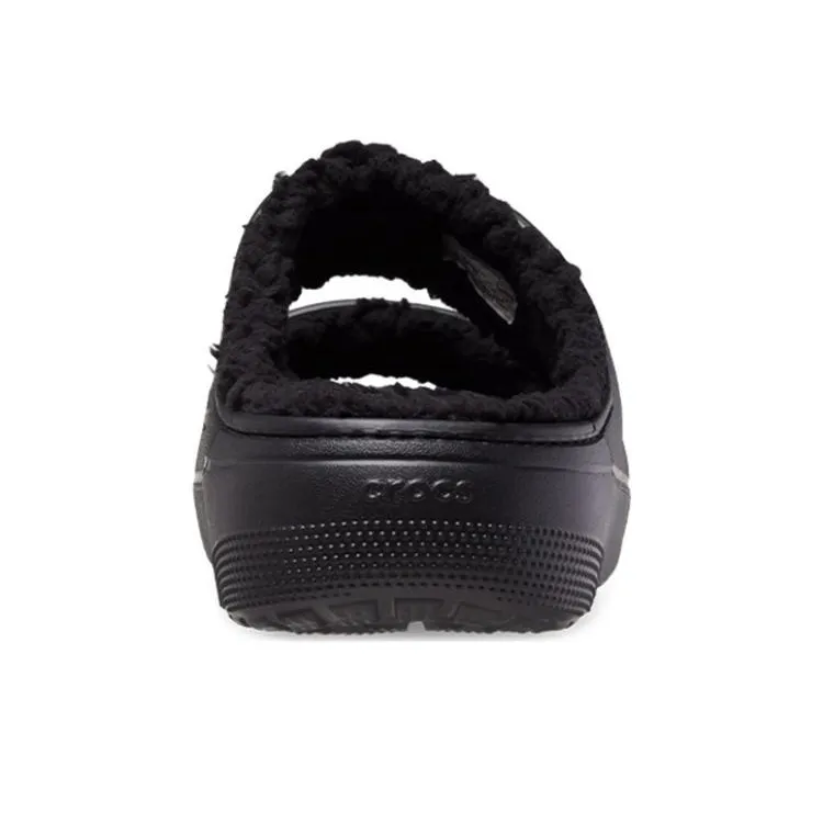 Crocs Classic Cozzzy Sandal 'Black'-4