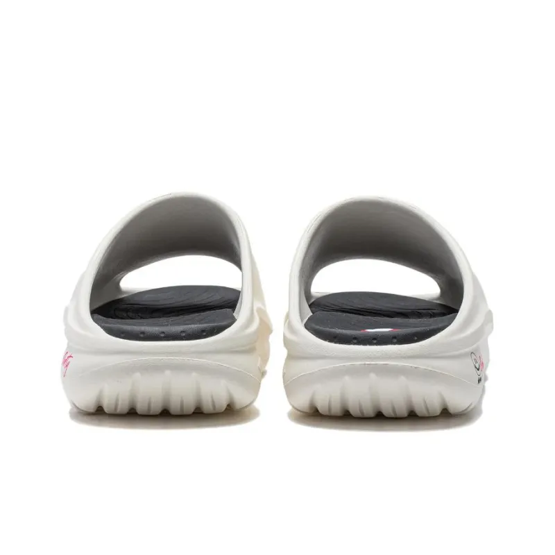 LOL x LiNing Rubber Sole Slide Slippers Unisex White-4