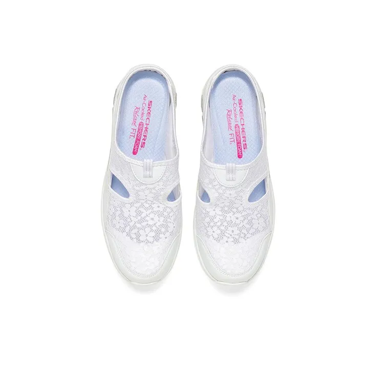 Skechers Commute Time Casual Slippers Women's White-3