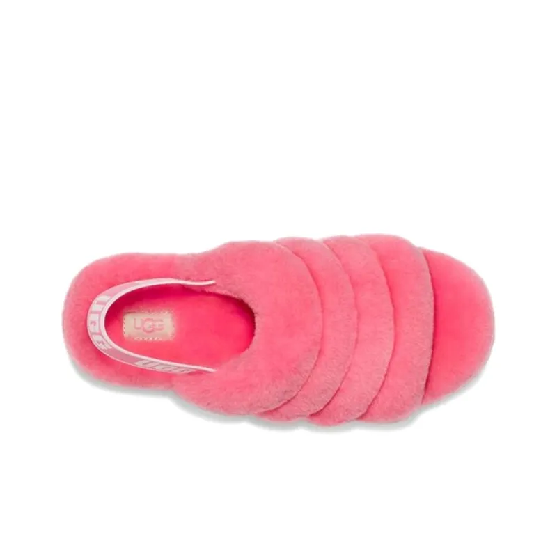 UGG Fluff Yeah Slide Pink Rose Women's-3