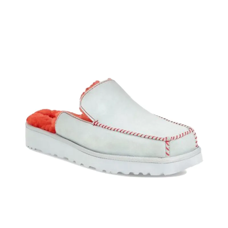 UGG Block Slide Shoe Gray Blue Orange-2