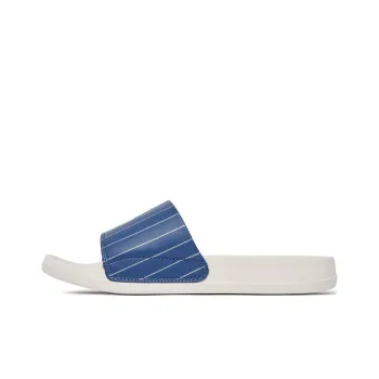 MLB Slipper Rubber Sole Slide Slippers Unisex White Blue