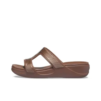 Crocs Monterey Slide Slippers Women's Brown