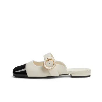 CHARLES&KEITH Closed Toe Slippers 1.5cm Women's