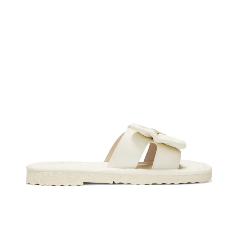 OMS Slide Slippers Women's Beige/Beige Yellow-1