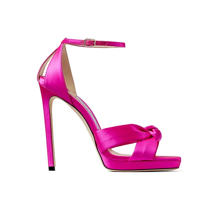 Jimmy Choo Rosie 120mm Satin-finish Sandals-1