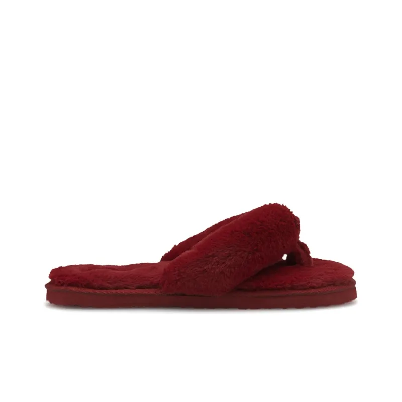 PUMA Fluff Flip Slides 'Persian Red Team Gold' Women's-1